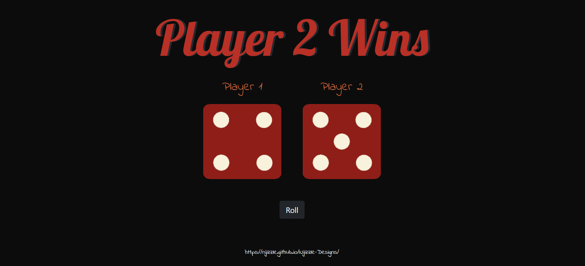 Javascript Dice Game